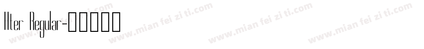 Hter Regular字体转换